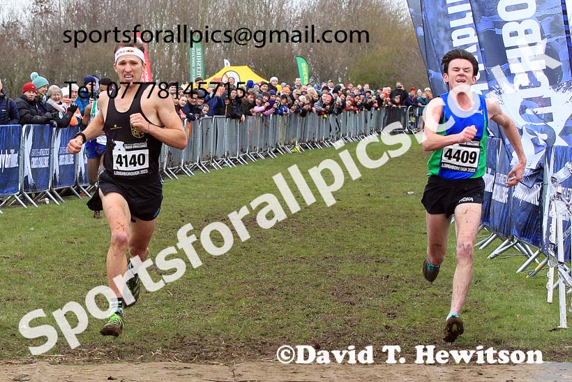 Senior Mens 2023 UK CAU Inter Counties Cross Country Champs, Prestwold Hall, Loughborough. Photo: David T. Hewitson/Sports for All Pics